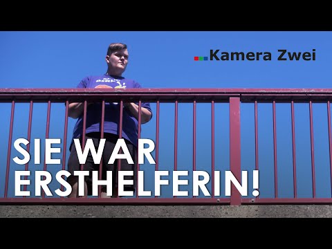 Daniela presumably saves couple's life after manhole cover attack | Kamera Zwei