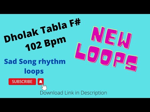 Dholak Tabla  Mix 102 BPM F# Scale new Loops
