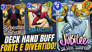 HAND BUFF FICOU MUITO BOM COM TARANTULA E NOVA JUBILEE! | Marvel Snap