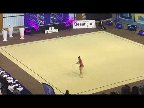 Doriane Brun Meudic cerceau - Nat B 18 ans et + - France Besançon 2018