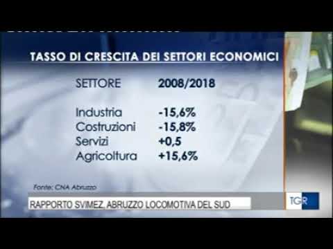 Presentazione Rapporto SVIMEZ 2019 – TGR Abruzzo del 4 novembre 2019