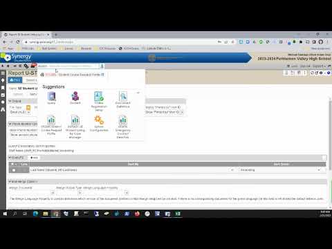 Synergy Student Course Requests By Case Manager Tutorial