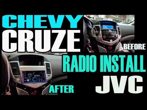 CHEVY CRUZE DOUBLE DIN RADIO INSTALL - JVC