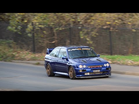 Ford Escort RS Cosworth RWD 500bhp TESTING at MAS Tuning