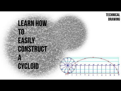 EASY STEPS IN CONSTRUCTING A CYCLOID IN ENGINEERING DRAWING