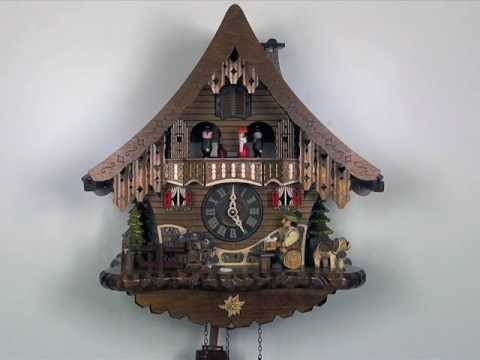 Engstler Quartz Cuckoo Clock   The Merry Beer Drinker   Quartz   Nr  AH 471 QMT