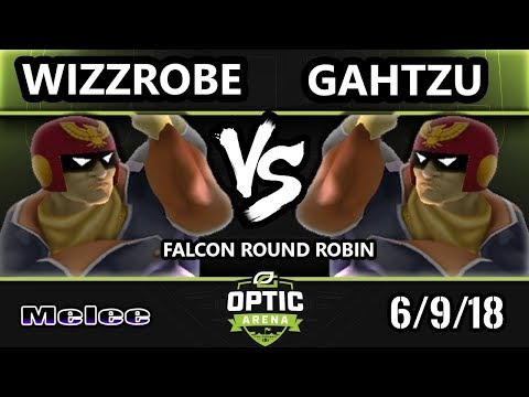 Optic Arena SSBM - Gahtzu Vs. WizzrobeSmash Melee - Captain Falcon Round Robin
