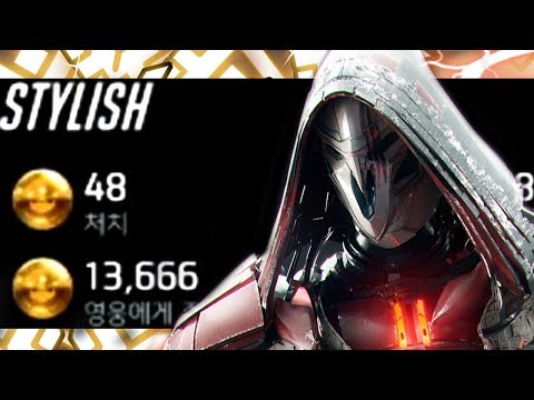 ARCHITECT DOMINATING AS REAPER! 48 ELIMS! [ OVERWATCH SEASON 19 TOP 500 ]