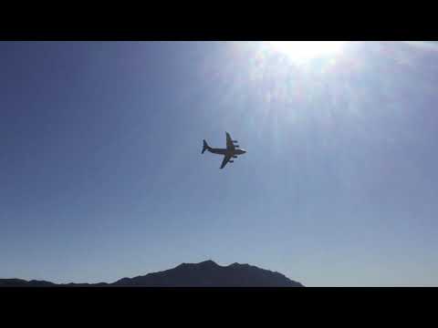 2019 Nellis Aviation Nation C-17 and KC-135 joint demonstration