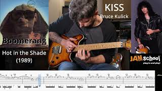 Kiss Boomerang Bruce kulick guitar solo with TAB