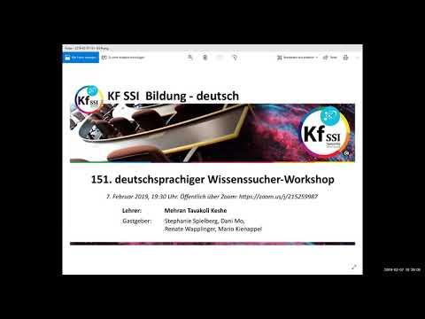2019 02 07 PM Public Teachings in German - Öffentliche Schulungen in Deutsch