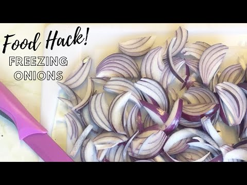 Save time + Money By Freezing your Onions! | Freezer Hacks