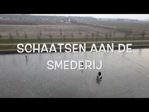 VIDEO | Primeur in nieuwbouwwijk De Gilden in Dronten: schaatsen aan de Smederij VIDEO | Primeur in nieuwbouwwijk De Gilden in Dronten: schaatsen aan de Smederij