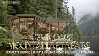 Luxury Mountain Escape | 4K Ambient Soundscape for Deep Focus & Relaxa