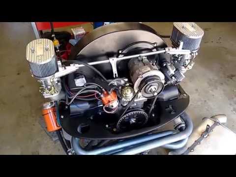 VW engine post break-in run.