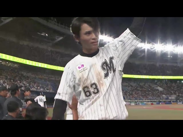 【4回裏】打った瞬間それとわかる会心の一撃!! マリーンズ・和田康士朗 第2号2ランHR!!  2023年9月24日 千葉ロッテマリーンズ 対 福岡ソフトバンクホークス