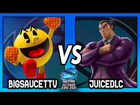 Maelstrom Smash | WR1 10/23/21 | BigsauceTTV (Pac-Man) VS JuiceDLC (Kazuya)