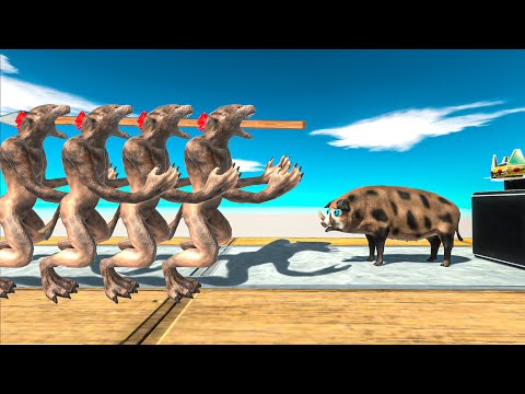 Squad vs Giant Ballista - Animal Revolt Battle Simulator