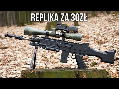 REPLIKA ZA 30ZŁ?! ASG Maniak #71 M240 Z ODPUSTU - Test / Recenzja / Pokaz