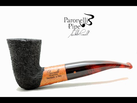 Pipa Paronelli radica REVERSE rusticata fatta a mano - www.paronellipipe.com
