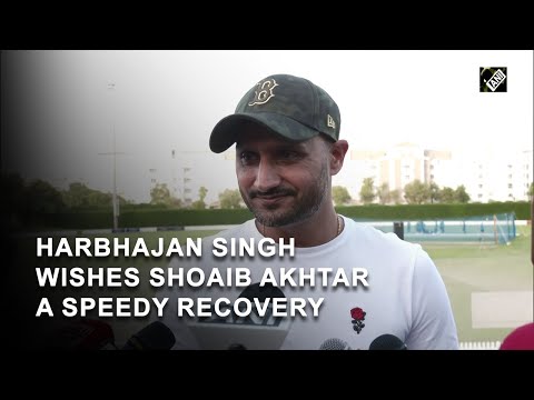 Harbhajan Singh sends best wishes to Shoaib Akhtar for speedy recovery