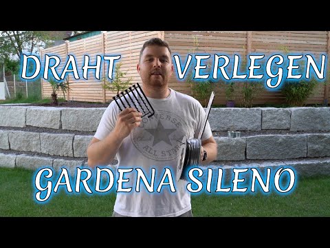 Mähroboter Draht verlegen - Gardena Sileno Minimo - Leitkabel, Begrenzungskabel, Station - Teil 2