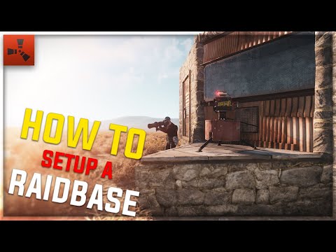 HOW TO BUILD A RAID BASE WITH TURRET (QUICK AND EASY) | RUST