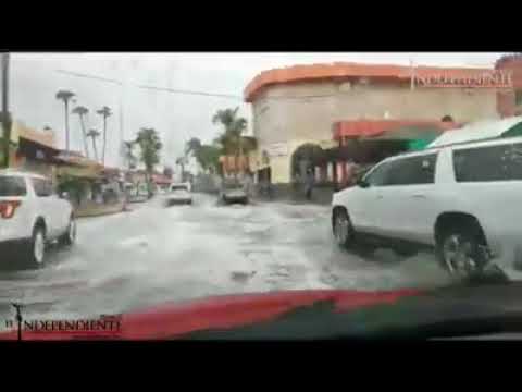 BASTÓ una pequeña lluvia este jueves para que el drenaje de #CSL
