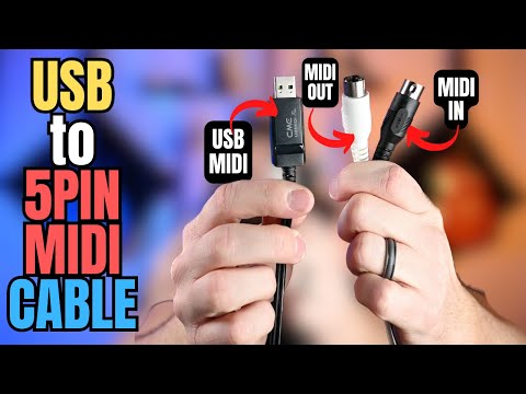 USB to 5-PIN MIDI - U2MIDI Pro Cable by CME PRO - Demo/Tutorial