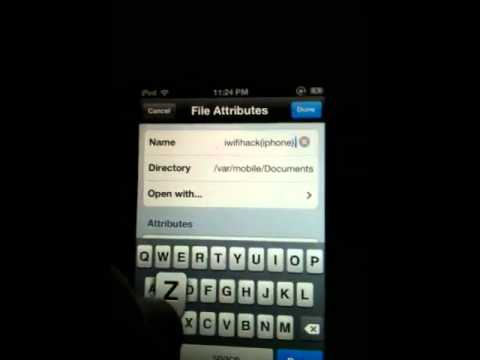 comment installer iwifihack iphone