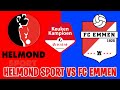 HELMOND SPORT 1-2 FC EMMEN SFEER BEELDEN UITVAK
