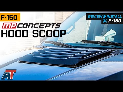 2015-2020 F150 MP Concepts Hood Scoop; Matte Black Review & Install