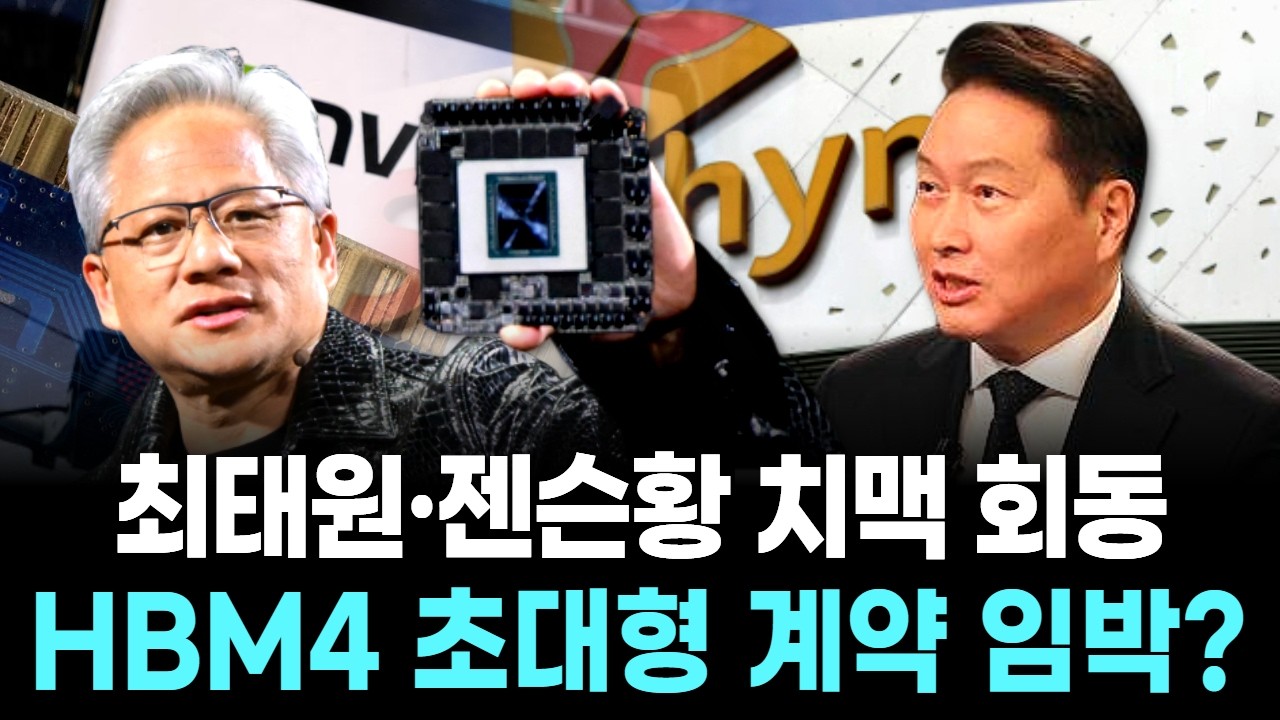 최태원·젠슨황 치맥 회동…HBM4 초대형 계약 임박?