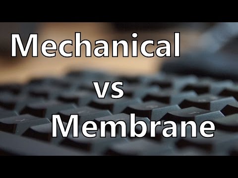 Mechanical keyboard vs membrane keyboard sound and latency t...