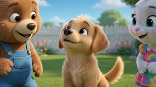 Learn Pet Animals with Benny & Coco! 🐱🐶🐰🐟 | Fun Animal Names & Sounds for Kids