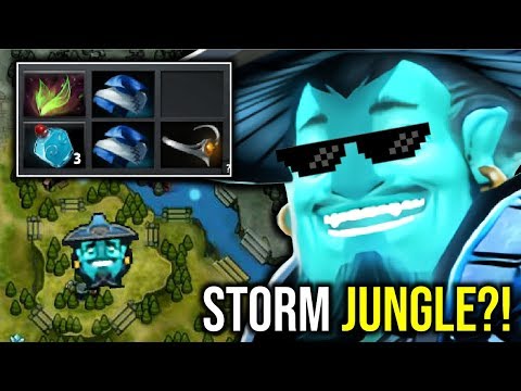 WTF STORM JUNGLE..?! Next Level Jungle Storm Spirit by Miracle 7.21d | Dota 2