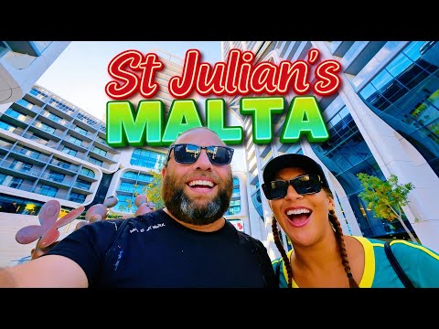 Walking Around St Julian’s Malta | Scenic Tour Ending at the Alexandra Hotel 2025