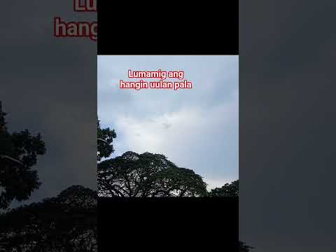 Lumamig ang hangin #viralvideo #lumamig #uulan