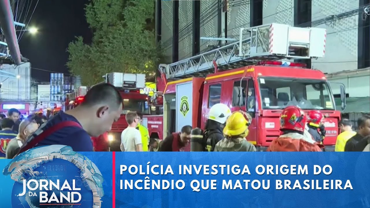 Médica brasileira morre durante incêndio em hotel na Tailândia | Jornal da Band