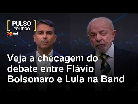 Debate da Band: Flávio erra sobre Vorcaro e careca do INSS, Lula erra sobre o PIB; veja checagem