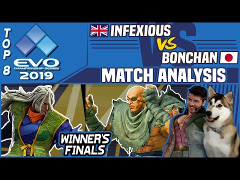 SFV AE Match Analysis: EVO 2019 Top 8 WINNER'S FINAL - Infexious vs. Bonchan (ft. the Dogs)