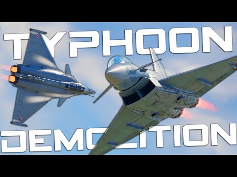 Someone Call The F-22 To Stop This Thing ( Eurofighter Typhoon 1v1 Matchups)