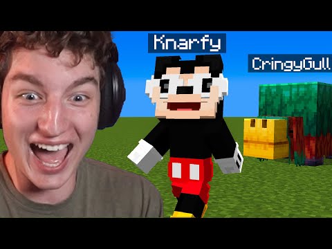 Crazy Challenge: Beat Minecraft Without Laughing!