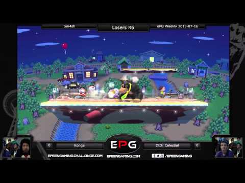 ePG Weekly - Konga (DK) Vs. DtD| Celestial (Peach) SSB4 (Losers R7) - Sm4sh
