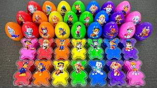 Looking For Paw Patrol Clay With Slime Coloring: Ryder, Chase, Marshall,...Satisfying ASMR Video