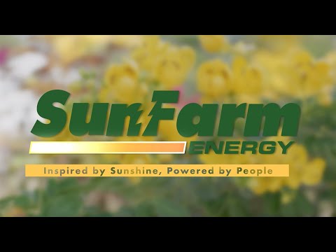 At SunFarm Energy, we're inspired by sunshine and powered by people.