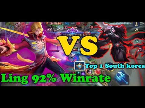 Ling 92% Winrate VS Top 1 Pharsa South Korea