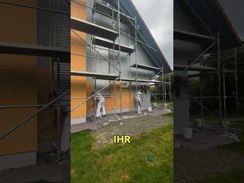Painting a facade in time-lapse (before and after effect)