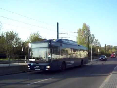 Frankfurt (Oder): Ausfahrt vom Erdgas MAN Endecker exBVG auf dem SEV