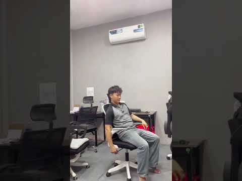 Ghế Công Thái Học Tay Gập Nệm - CTH3